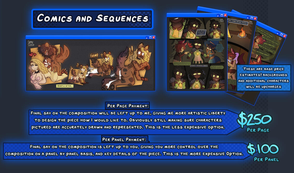 Comics and Sequences